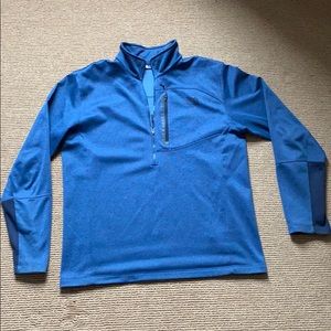 Blue quarter zip